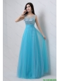 Junior Sweetheart Tulle Prom Dresses with Beading