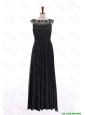 Perfect index.phpNew Style Bateau Lace Long Prom Dresses in Black for 2016