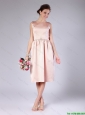 Discount Belt Short Peach Prom Dresses for 2015 Summer