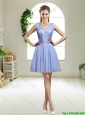 Discount V Neck Bridesmaid Dresses with Appliques and Sequins