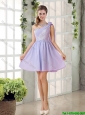 Pretty A Line One Shoulder Bridesmaid Dresses with Hand Made Flowers