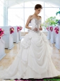 Gorgeous Sweetheart 2016 A Line Beaded Wedding Dresses