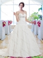 Best Selling Sweetheart Beaded Wedding Gowns for Garden