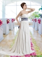 Exclusive Empire Strapless Bridal Dresses with Sashes