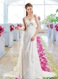 Latest Empire Beaded Wedding Dresses with One Shoulder