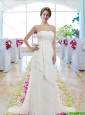 New Arrivals Empire Strapless Wedding Gowns with A Line