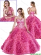 Perfect Rolling Flowers Quinceanera Gowns in Multi Color