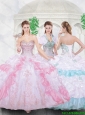 Hot Sale Beading Quinceanera Dresses with Appliques and Ruffles
