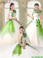 Cheap One Shoulder Sweet 16 Dresses with Appliques and Ruffles