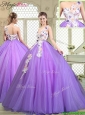 Popular Beading and Appliques Quinceanera Gowns with One Shoulder
