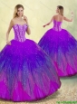 New Style Ball Gown Sweet 16 Dresses in Multi Color for 2016