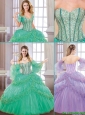 New Style Sweetheart Quinceanera Gowns with Hand Made Flowers