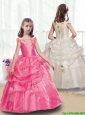 New Style Off the Shoulder Flower Girl Dresses  with Appliques for 2016