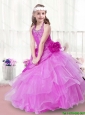 2015 fall New Arrivals Hand Made Flowers Little Girl Pageant Dresses