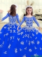 Cheap Beading and AppliquesNew Style Little Girl Pageant Dresses