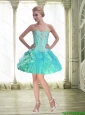 Perfect Ball Gown Sweetheart Beaded Prom Dress with Mini Length
