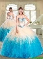 2016 Pretty Sweetheart Sweet 16 Dresses with Beading and Ruffles