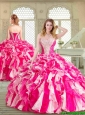 New Style Multi Color Sweet 16 Dresses with Beading and Ruffles