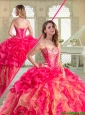 The Most Popular Floor Length Sweet 16 Dresses with Ruffles and Beading