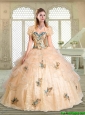 2016 Gorgeous Sweetheart Quinceanera Gowns with Appliques and Ruffles