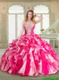 2016 Lovely Sweetheart Beading Quinceanera Gowns in Multi Color