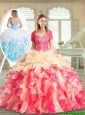 Pretty Floor Length Quinceanera Dresses with Beading and Pick Ups