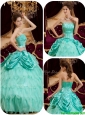 Cute Ball Gown Strapless Ruffles Quinceanera Dresses for 2016