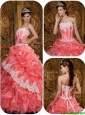 Exclusive Waltermelon Quinceanera Gowns with Appliques and Ruffles
