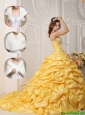 Perfect  Court Train Quinceanera Gowns with Pick Ups and Appliques