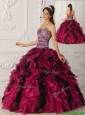 Pretty Multi Color Ball Gown Floor Length Quinceanera Dresses