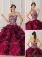 Discount Sweetheart Ruffles Quinceanera Dresses in Multi Color