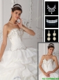Popular Ball Gown Sweetheart Quinceanera Dresses in White