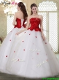 Popular A Line Strapless Quinceanera Dresses with Ruffles