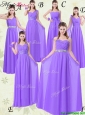 Affordable Empire Floor Length  Bridesmaid Dresses for Fall