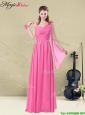 New Style Empire Straps Ruching Prom Dresses