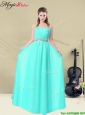 Beautiful Empire Sweetheart Belt Modest Prom Dresses in Apple Green
