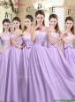 Hot Sale Empire Lavender 2016 Modest Prom Dresses