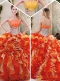 Gorgeous Multi Color Quinceanera Gowns with Sequins and Ruffles
