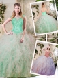 2016 Elegant Sweetheart Quinceanera Dresses with Appliques and Ruffles