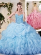 Pretty Ball Gown SQuinceanera Dresses with Appliques and Ruffles