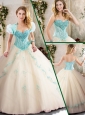 Pretty Sweetheart Quinceanera Dresses with Appliques