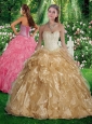 Best A Line Sweetheart Beading and Ruffles Quinceanera Gowns