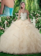 Cute A Line Sweetheart Sweet 16 Dresses with Beading