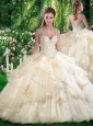 Cute Ball Gown Sweet 16 Dresses with Beading and Appliques