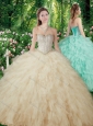 2016 Pretty Ball Gowns Beading and Ruffles Sweet 16 Dresses