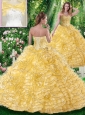 2016 Lovely Ball Gown Sweetheart Beading Quinceanera Dresses