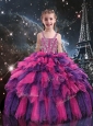 Gorgeous Ball Gown 2016 Little Girl Pageant Dresses with Beading