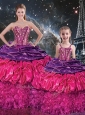 Gorgeous Sweetheart Princesita with Quinceanera Dresses with Ruffles and Pick Ups