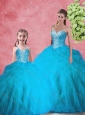 Latest Ball Gown Sweetheart Princesita with Quinceanera Dresses Beading for Summer