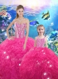 Lovely Ball Gown Princesita with Quinceanera Dresses with Beading and Ruffles for 2016